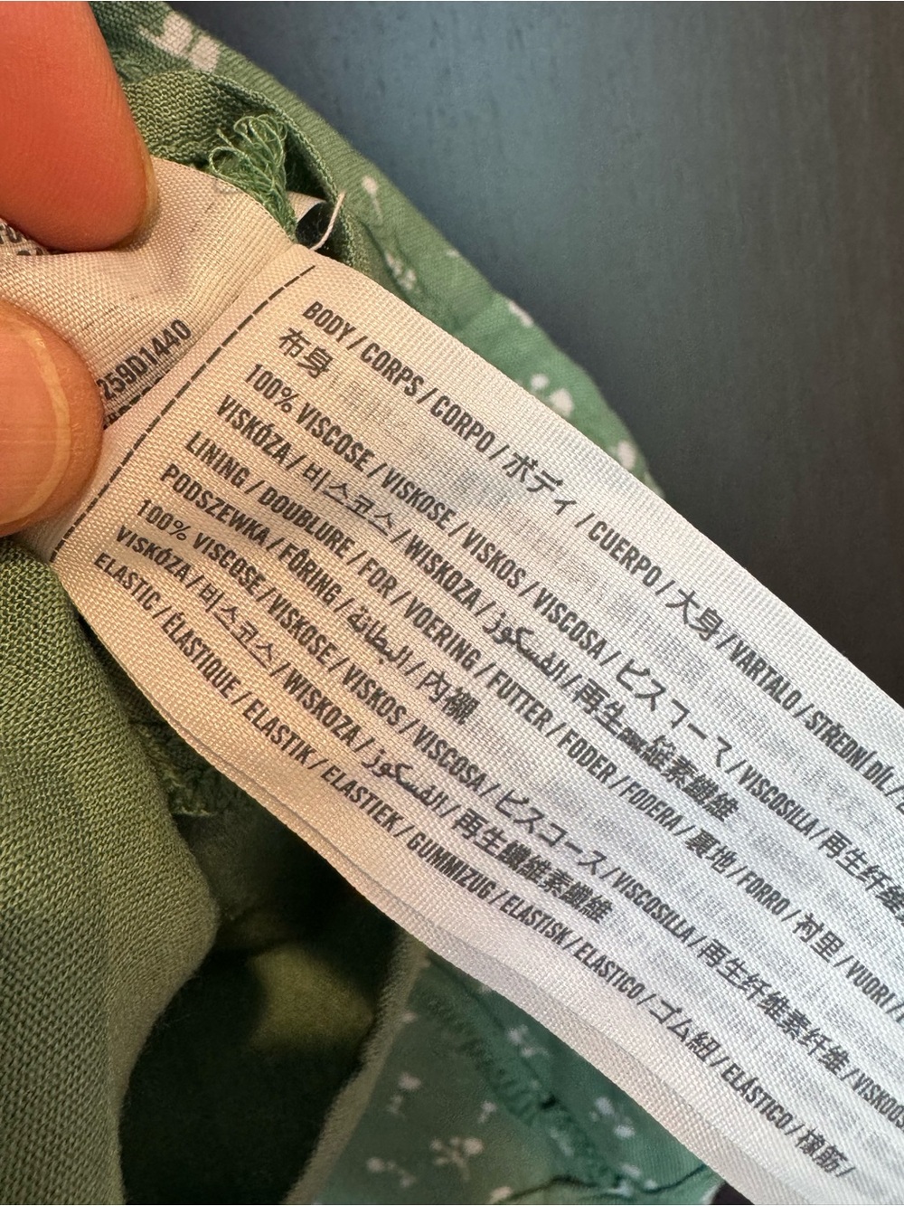 ABERCROMBIE KIDS mint green smocked dress - Picture 9 of 9